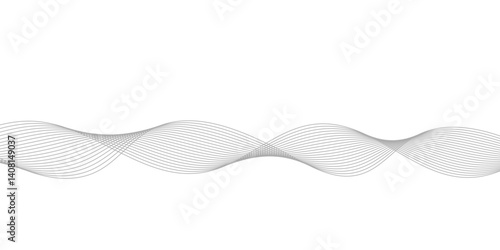 Abstract wave line for banner, wallpaper background with wave design.Abstract background with business lines.Dynamic flowing wave lines design element. Futuristic technology and sound wave pattern.