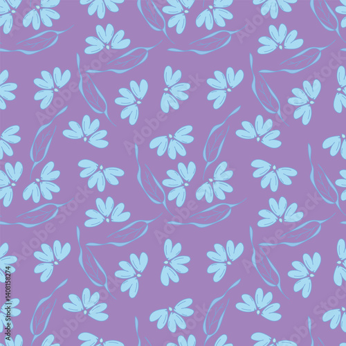 Wallpaper Mural seamless floral pattern Torontodigital.ca