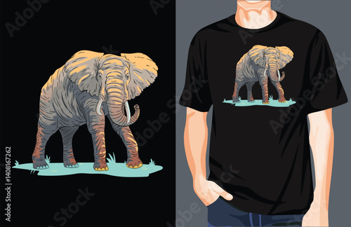 Safari t-shirt design unique idea