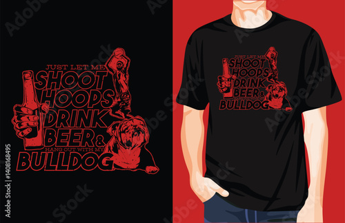 Shoot Hoops t-shirt design unique idea