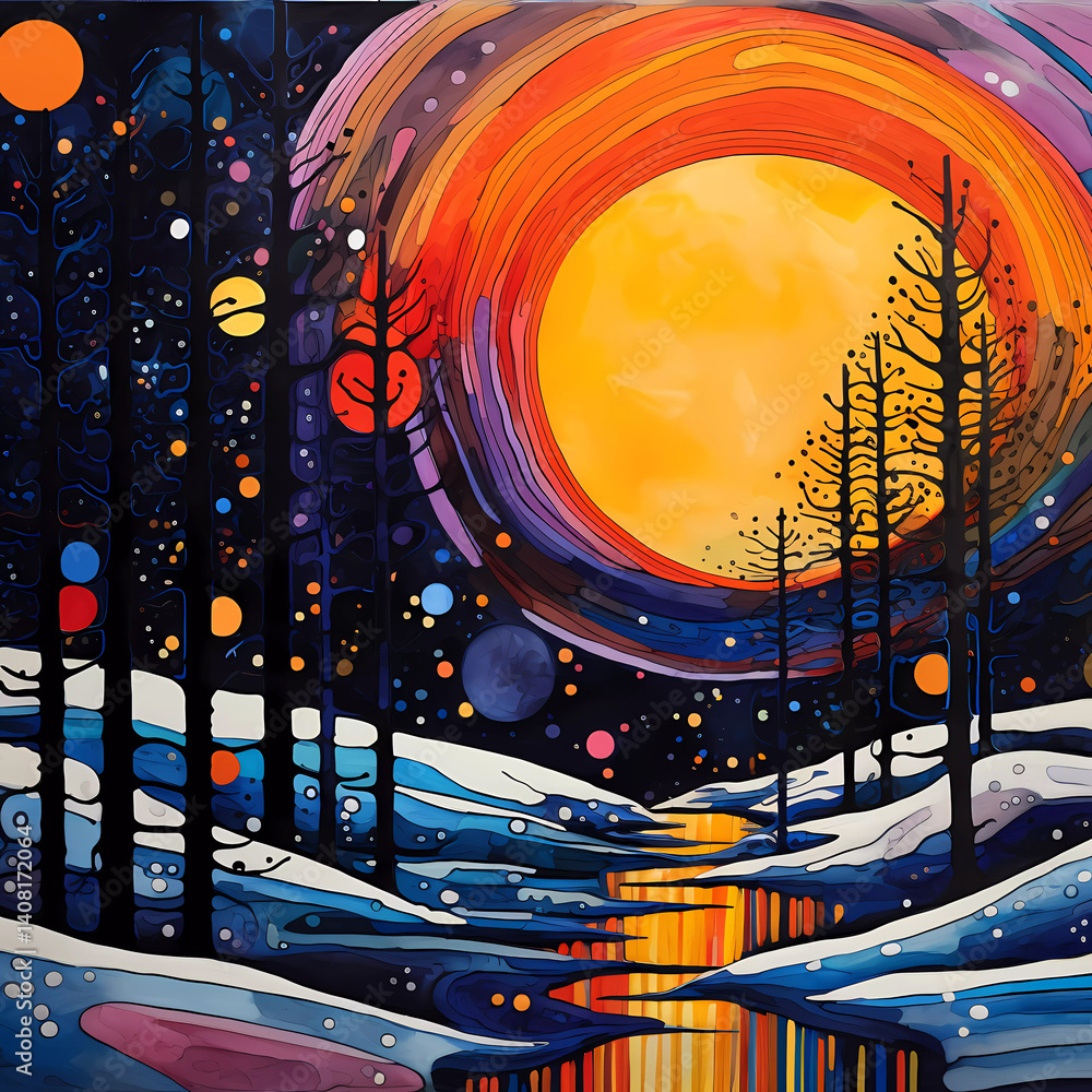 Obraz premium background Concept, AI