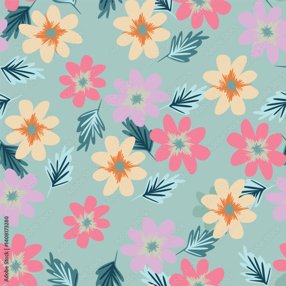 seamless floral pattern seamless floral pattern