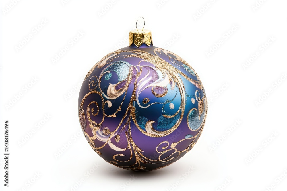 Ornament with gold pattern on white background Ornament with gold pattern on white background