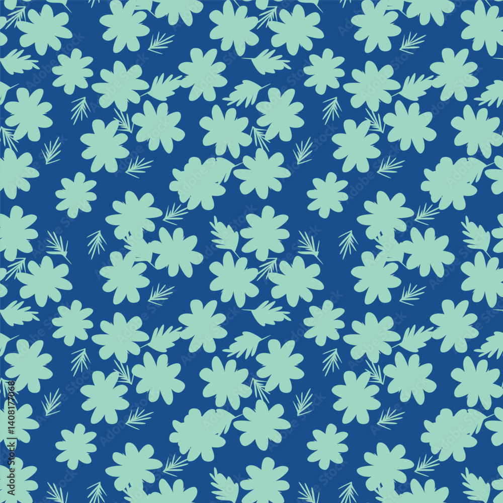 seamless flower pattern on background seamless flower pattern on background