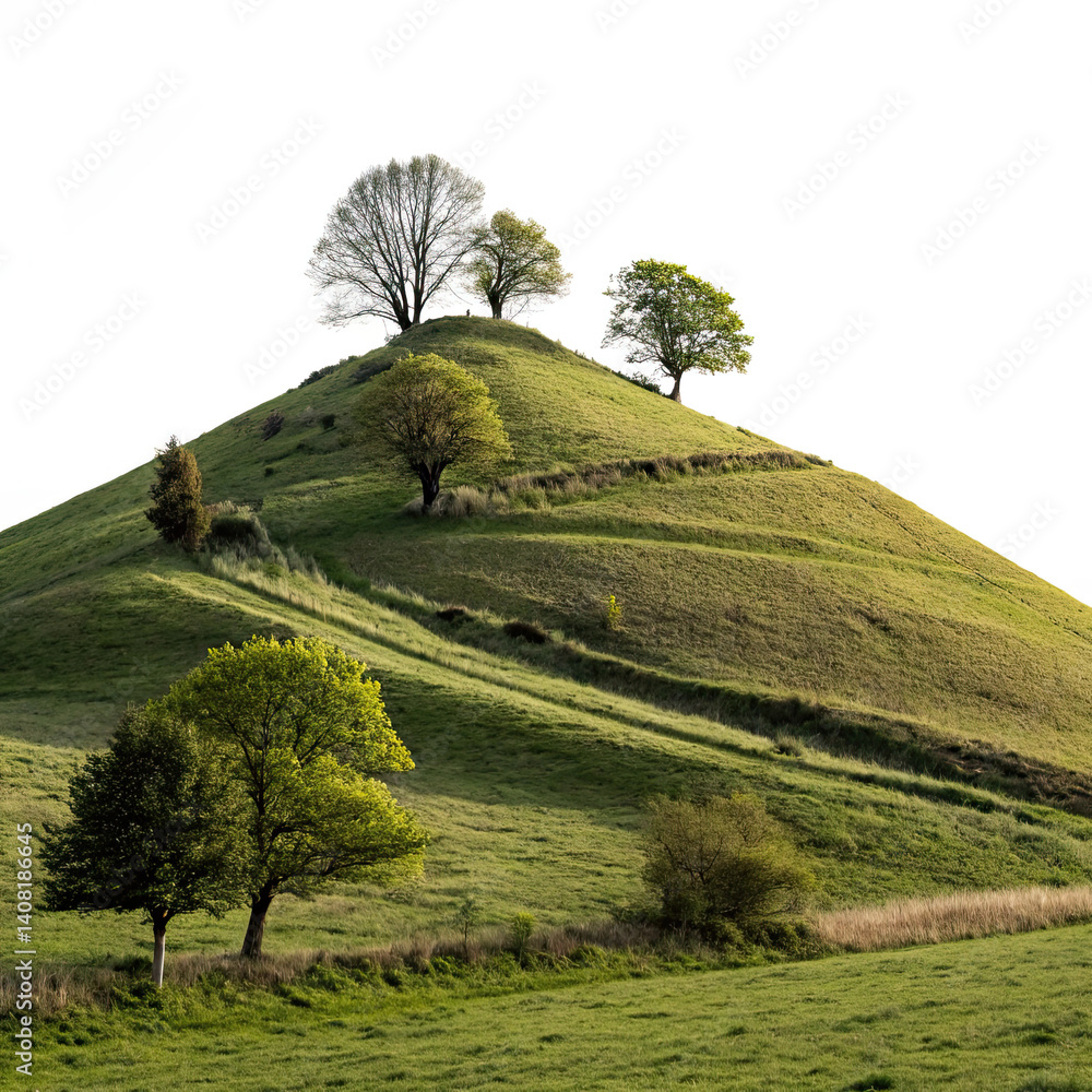 Fototapeta premium landscape with green fields