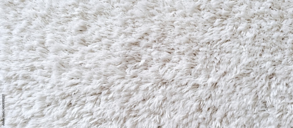 Flat white plush surface with dense soft texture, no objects, conveying coziness for textile product backgrounds. Flat white plush surface with dense soft texture, no objects, conveying coziness for textile product backgrounds.
