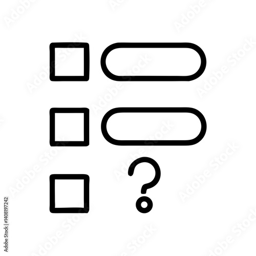 Unanswered questions linger, a checklist incomplete, bold lines hinting at unfinished tasks and a sense of mystery.
