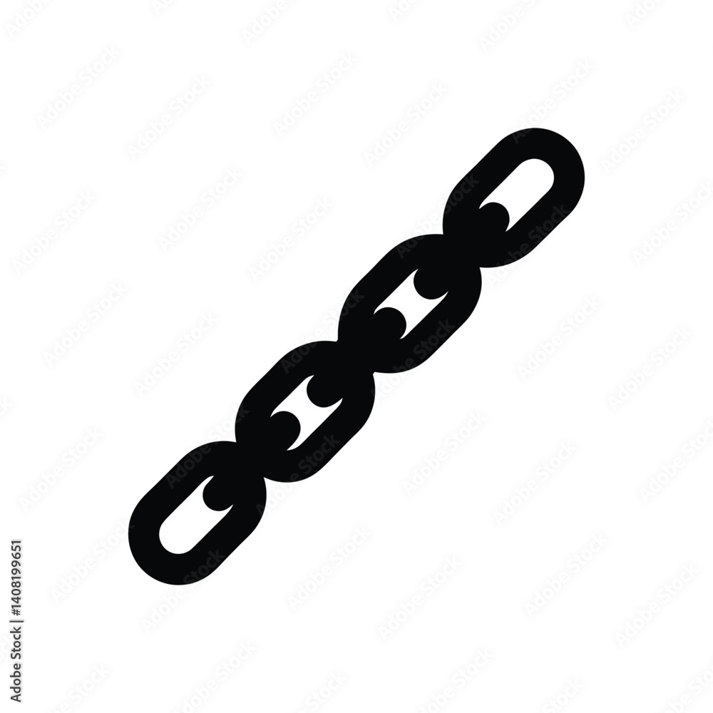 Obraz premium chain silhouette