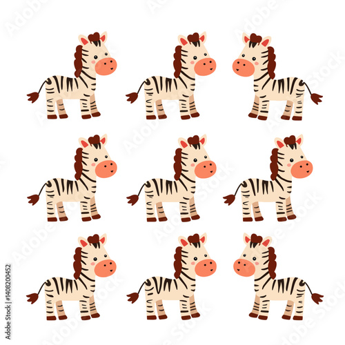 zebra seamless pattern