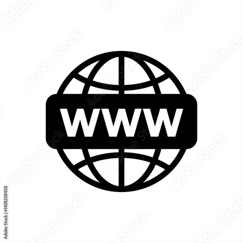 www icon, website icon, internet vector 10 eps.