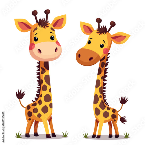 Set giraffe