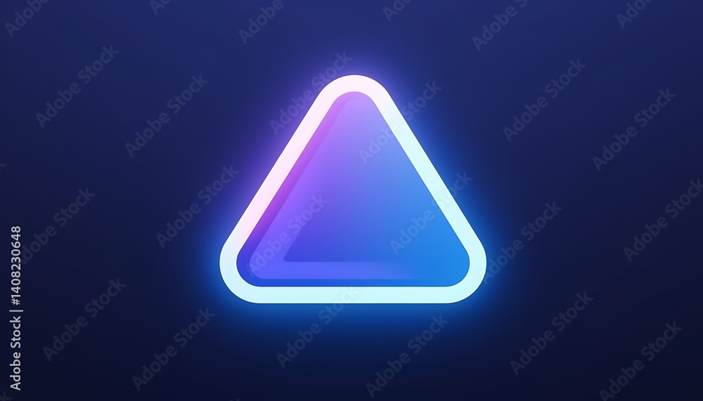 Neon Triangle Graphic Design Neon Triangle Graphic Design
