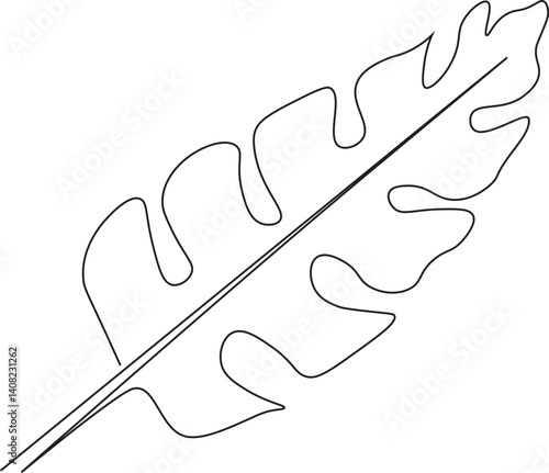 Pata one line drawing on a white background. single line art outline vector illustration.