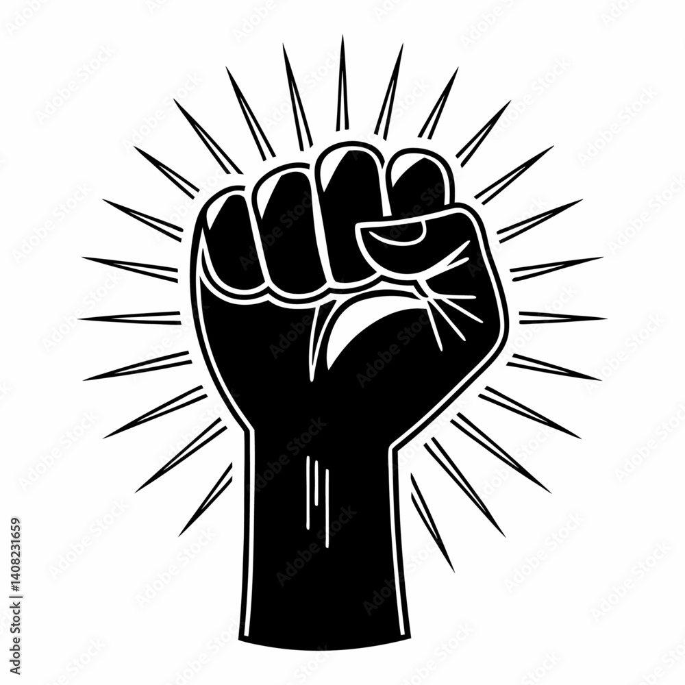 Empowering Vector Fist A Symbol of Strength and Unity Empowering Vector Fist A Symbol of Strength and Unity