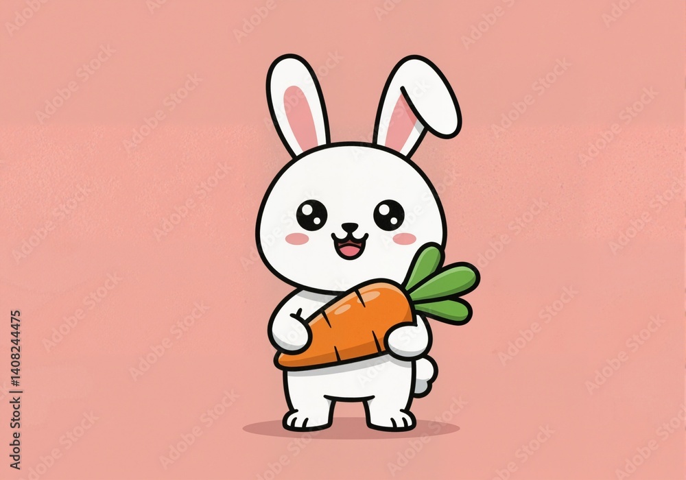 Easter bunny with egg Easter bunny with egg
