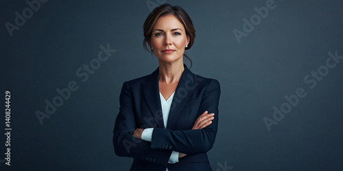 Female director professional portrait blazer