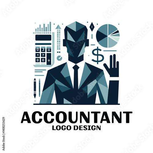 Accountant Vector Logo Design