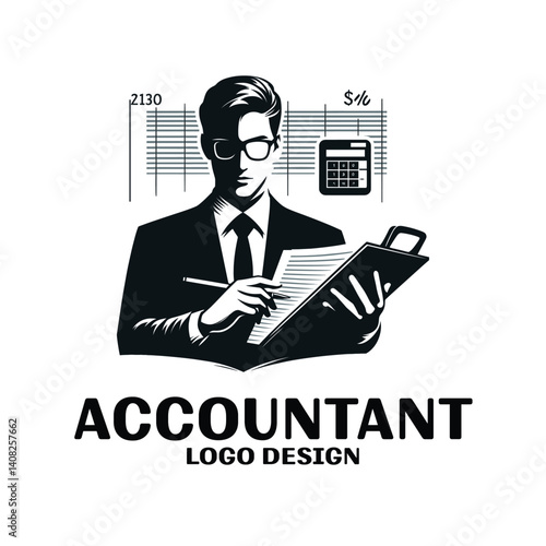 Accountant Vector Logo Design