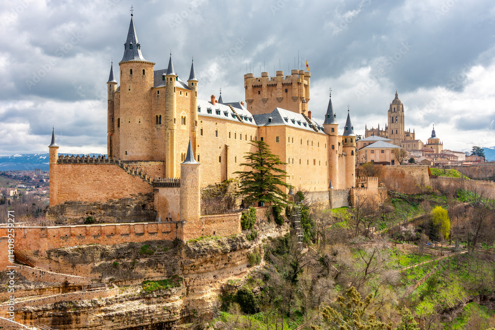 Alcazar of Segovia in Spain