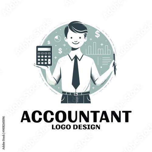 Accountant Vector Logo Design
