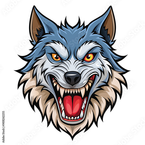 Angry wolf head illustration (1)