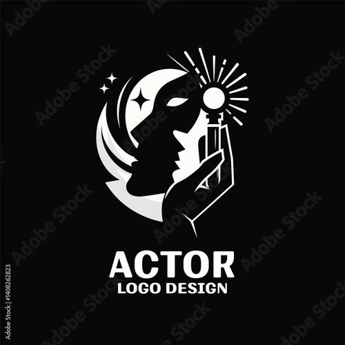 Actor Vector Logo Design