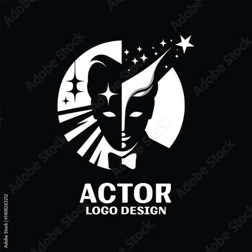Actor Vector Logo Design