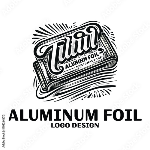 Aluminum Foil Vector Logo Design