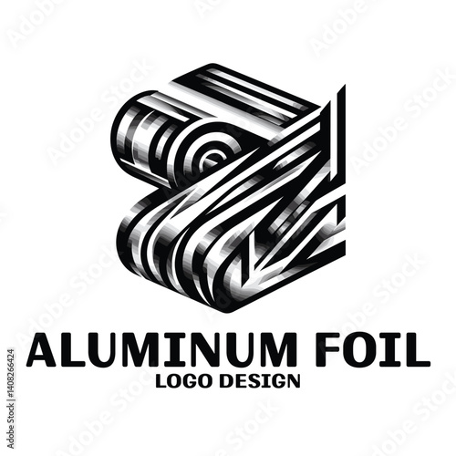 Aluminum Foil Vector Logo Design