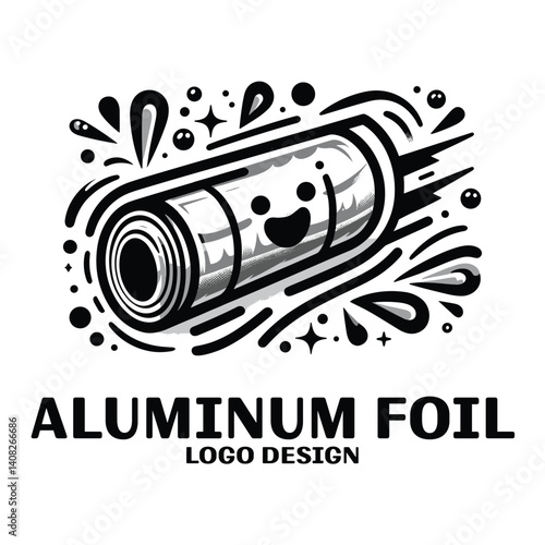 Aluminum Foil Vector Logo Design