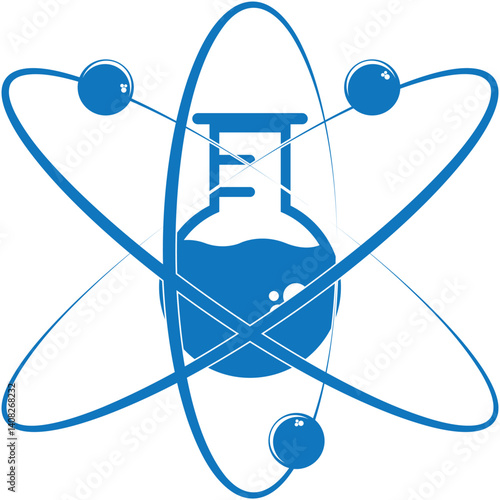 iconos y símbolos química organica químico, ciencias naturales 