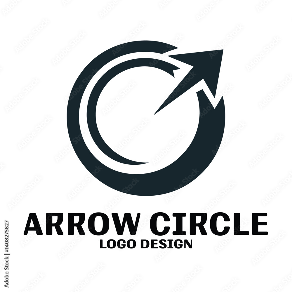 Arrow Circle Vector Logo Design Arrow Circle Vector Logo Design