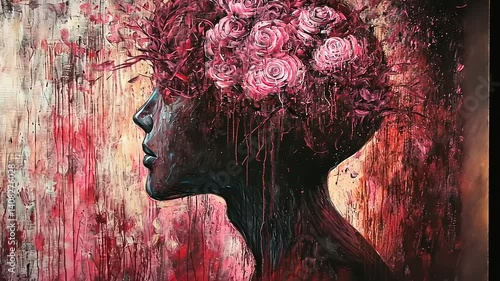 Floral Mind: A Study in Crimson and Pink