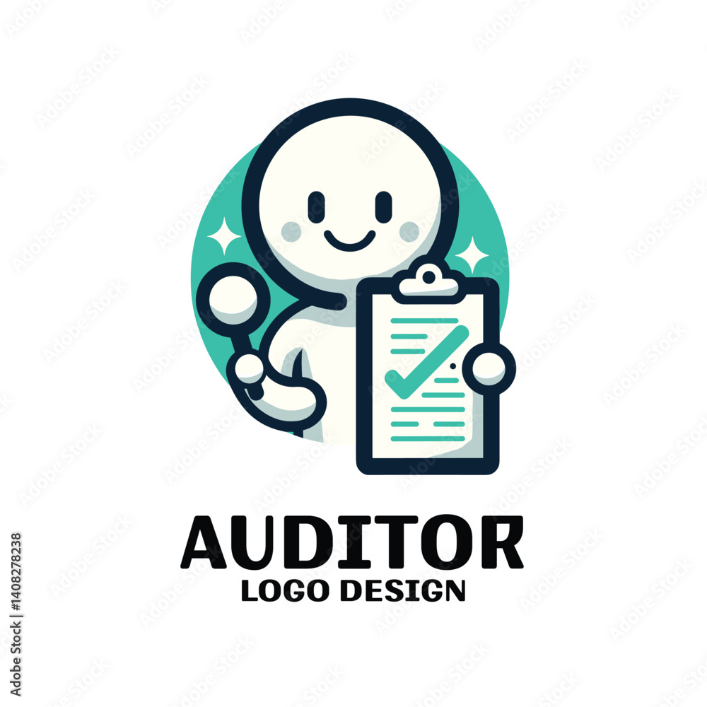 Obraz premium Auditor Vector Logo Design