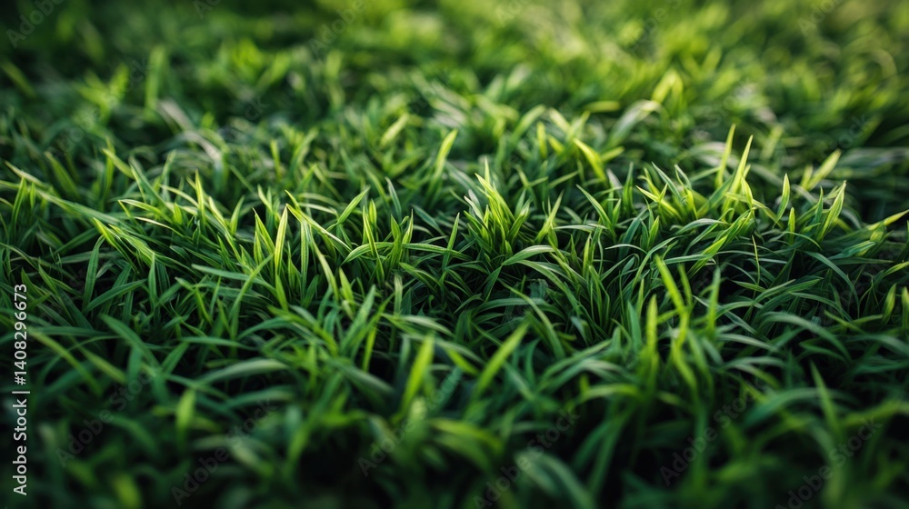Fototapeta premium Green grass Easter theme