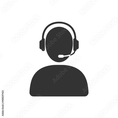 Online Gaming Community Mental Health Headset Icon