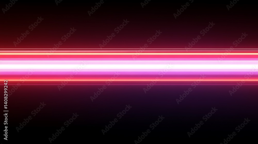 Vibrant horizontal light beams against a dark background. Vibrant horizontal light beams against a dark background.