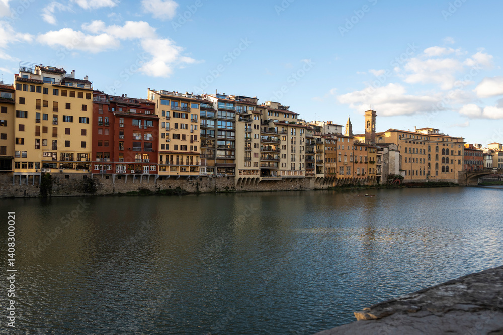The Old Town of city of Florence, Italy