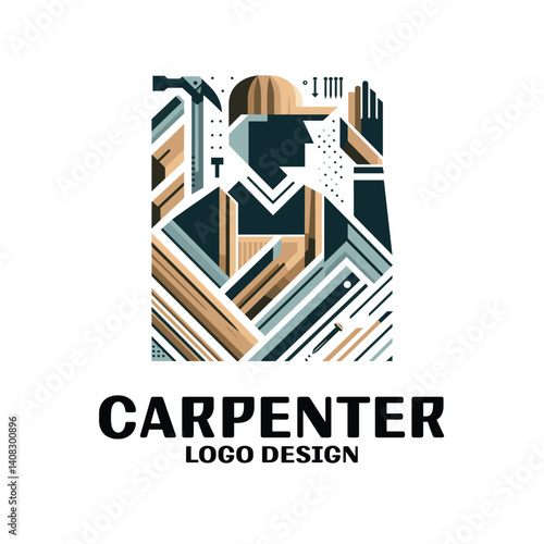 Carpenter Vector Logo Design