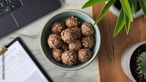 Delicious Oatmeal Energy Balls for a Productive Day