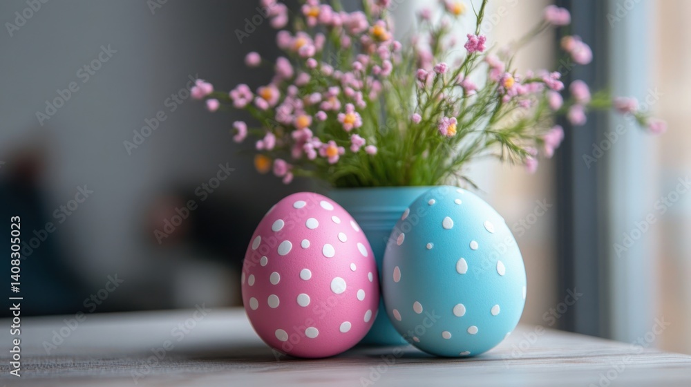 Fototapeta premium Happy Easter egg setup