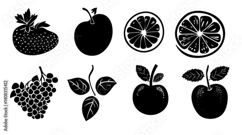 Wallpaper Mural Healthy fruits design for creative graphic illustration images Torontodigital.ca