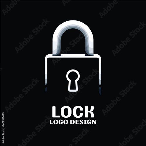 Lock Vector Logo Design
