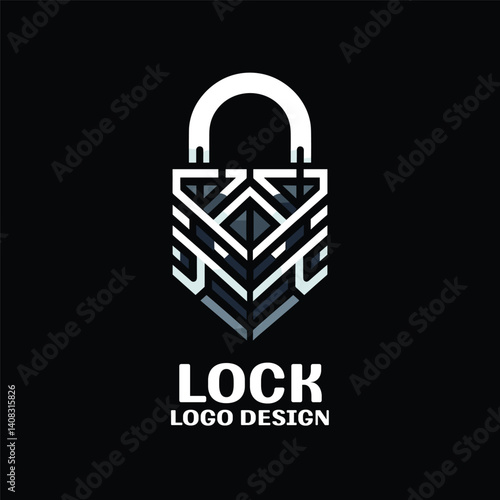 Lock Vector Logo Design