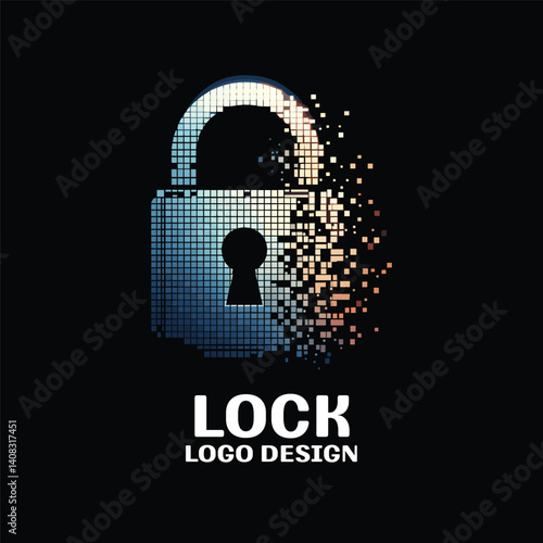Lock Vector Logo Design