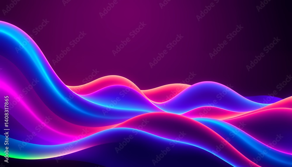 Abstract Neon Waves Abstract Neon Waves