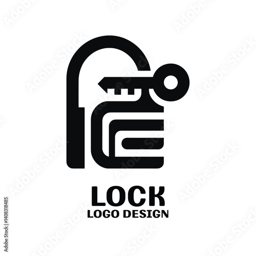 Lock Vector Logo Design