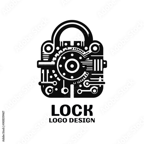 Lock Vector Logo Design