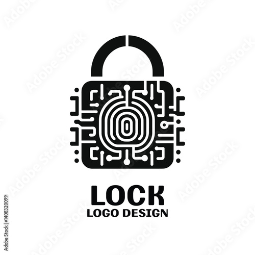 Lock Vector Logo Design