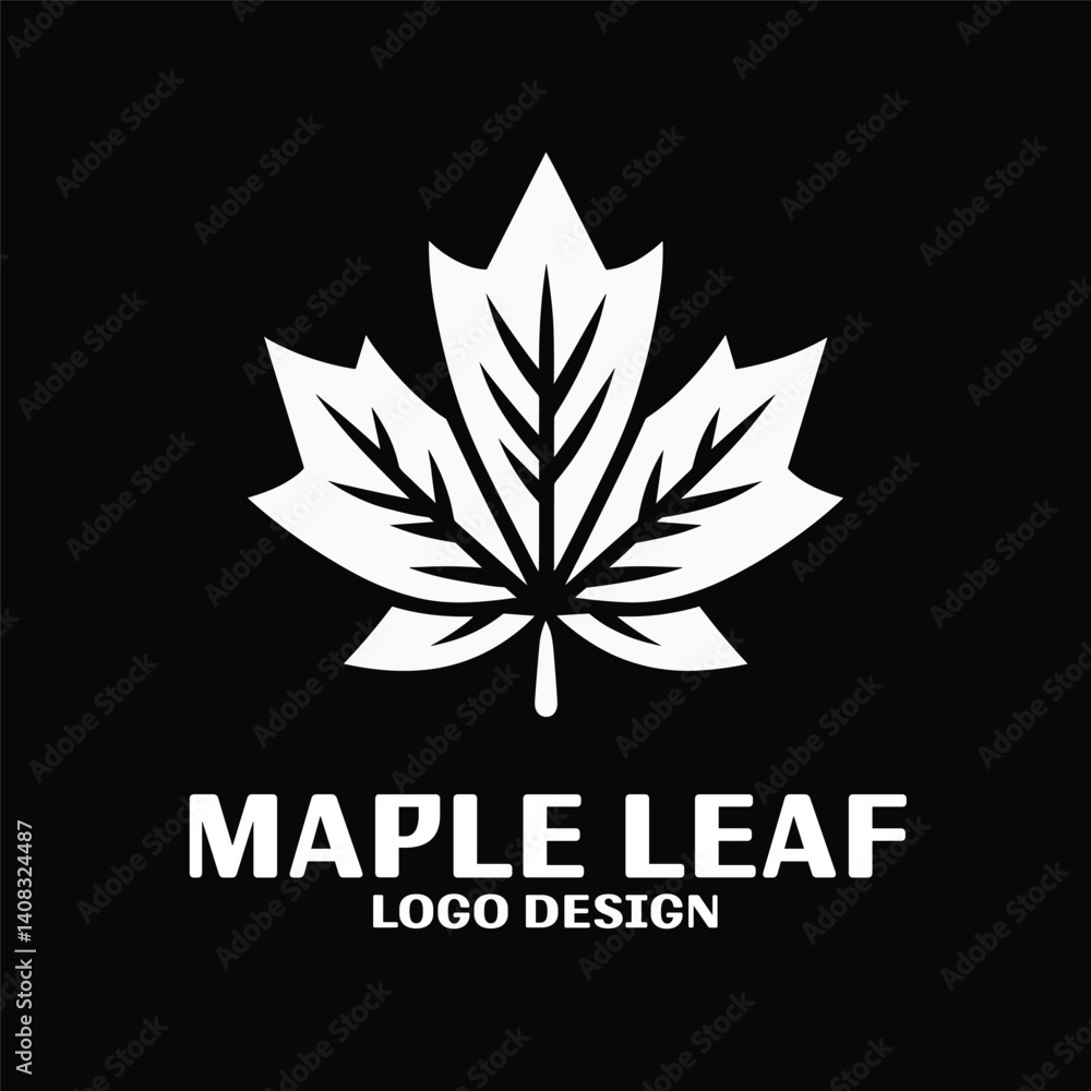 Maple Leaf Vector Logo Design Maple Leaf Vector Logo Design